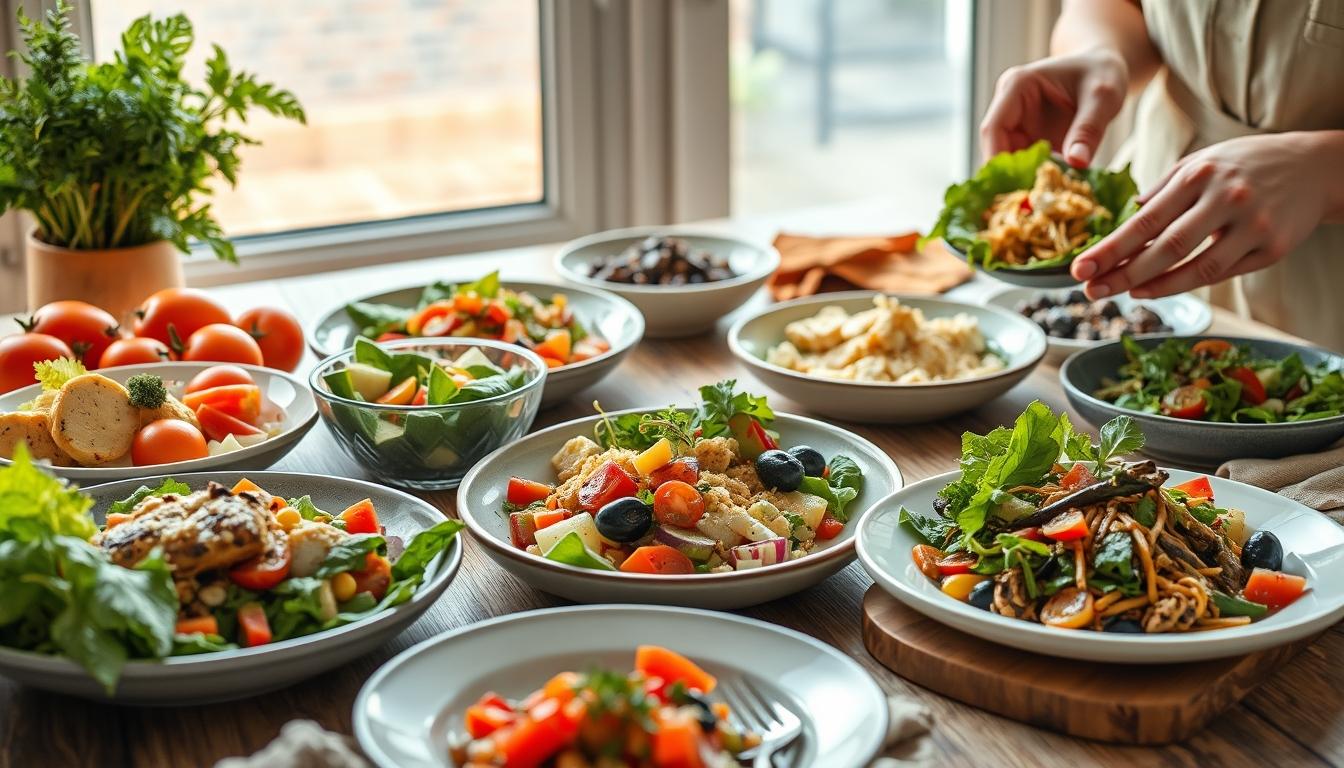 Fresh seasonal cooking dish